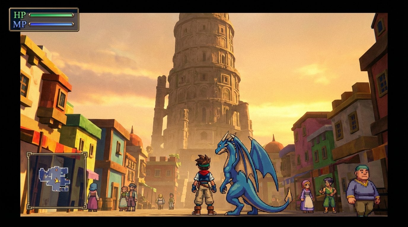 Azure Dreams game screenshot