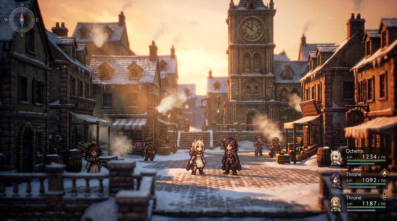 Octopath Traveler II game screenshot