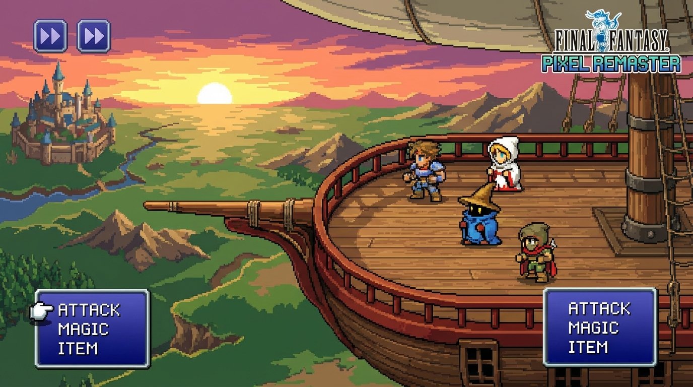 Final Fantasy Pixel Remaster Collection game screenshot