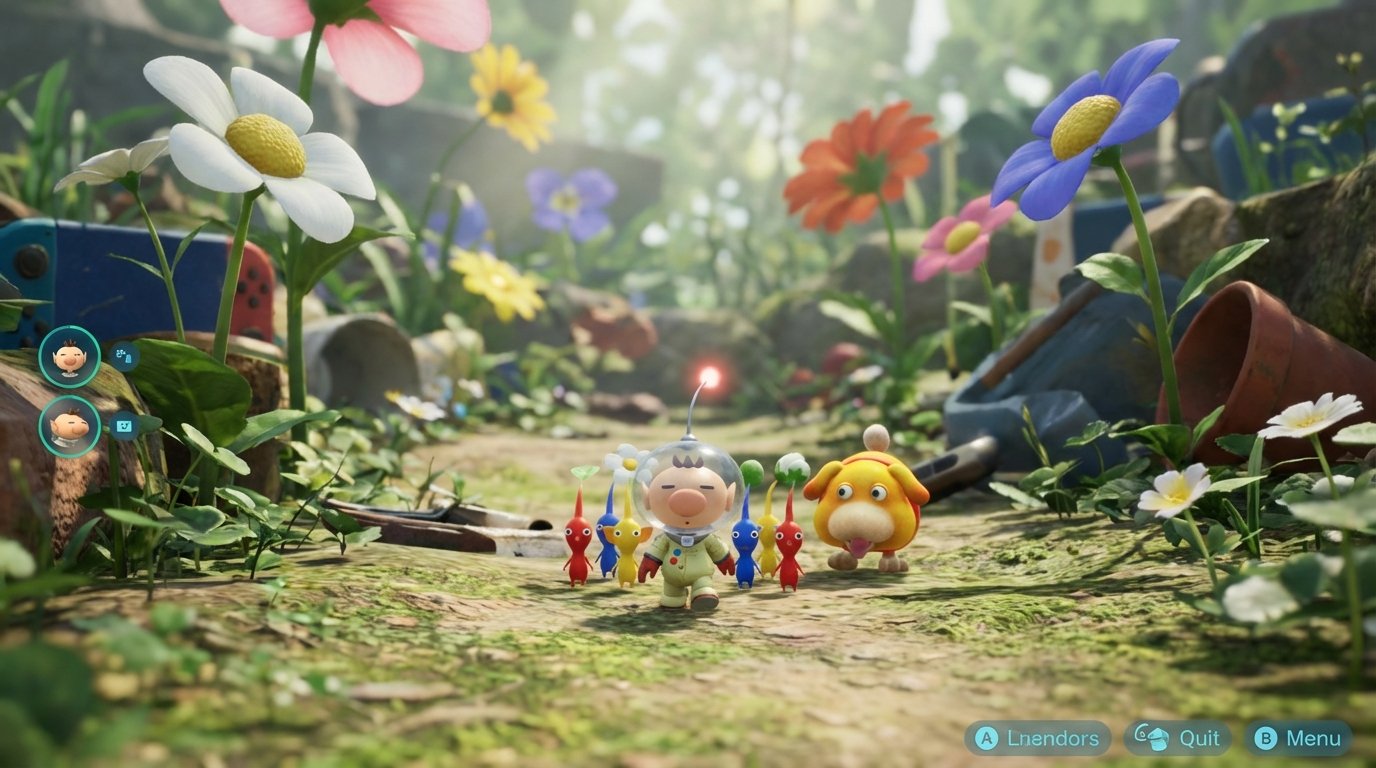 Pikmin 4 game screenshot