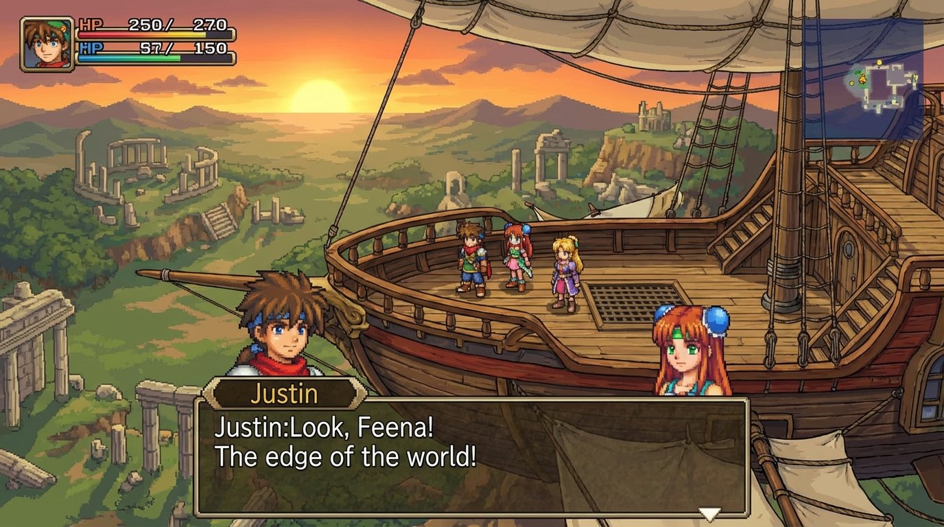 Grandia game screenshot