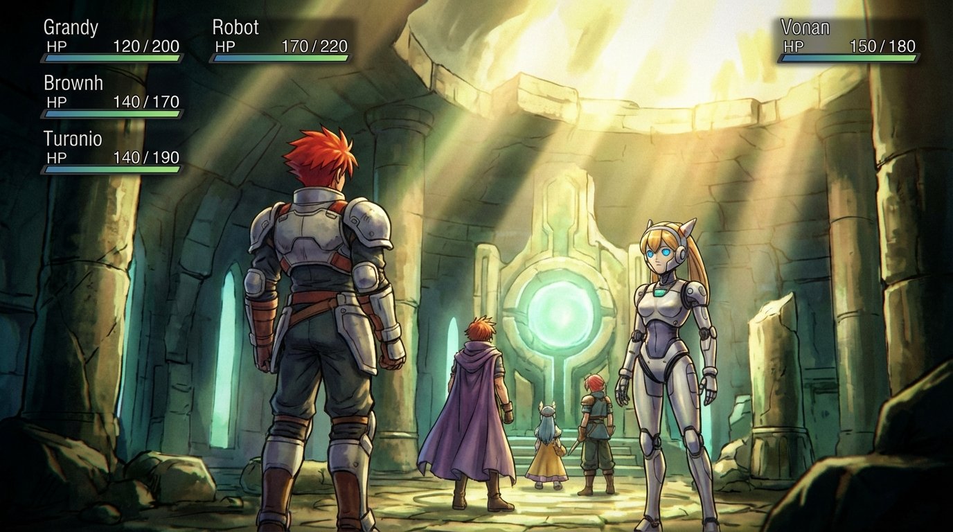 Saga Frontier game screenshot