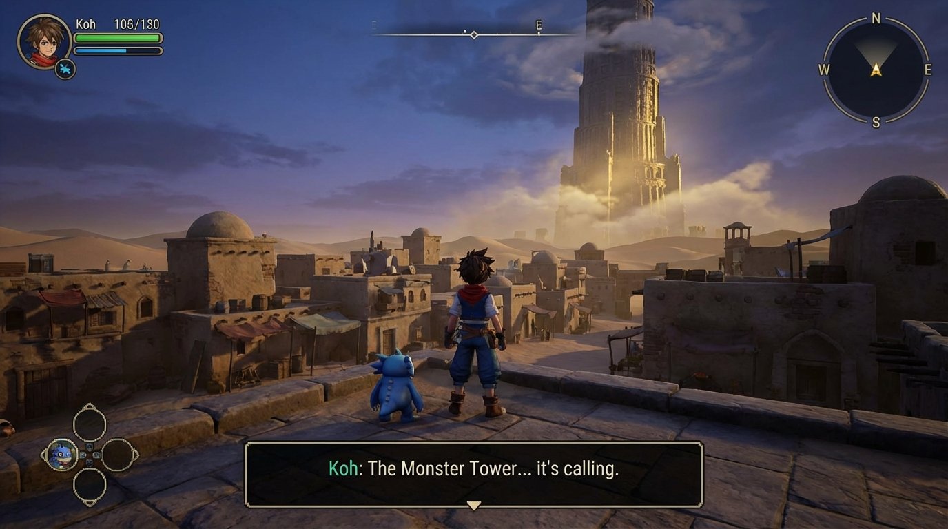 Azure Dreams game screenshot