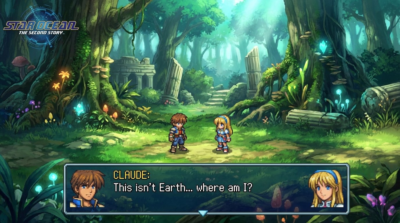 Star Ocean: The Second Story game screenshot