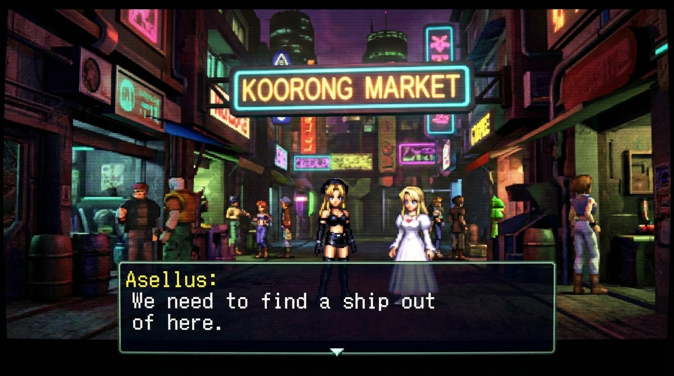 Saga Frontier game screenshot