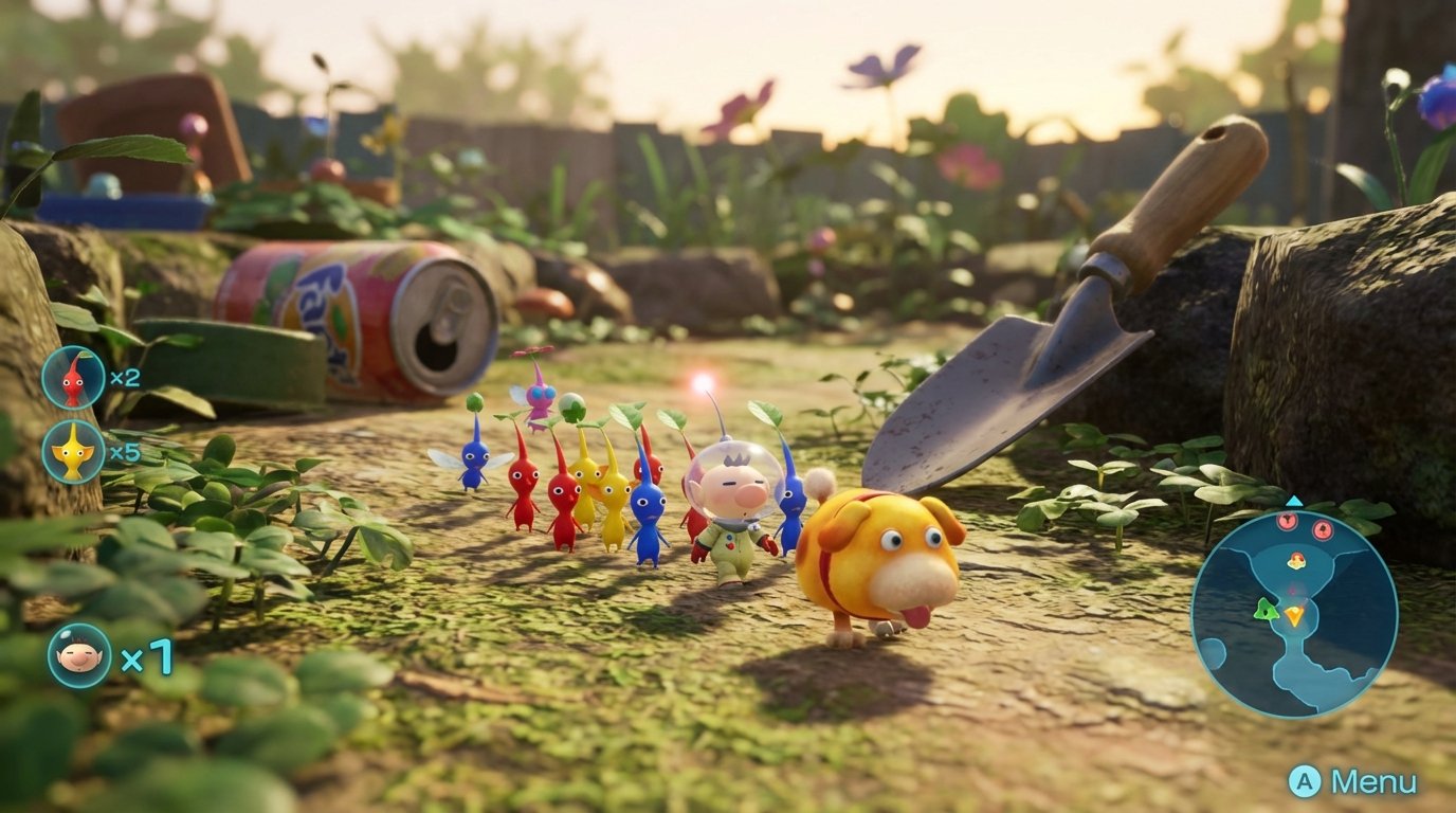 Pikmin 4 game screenshot