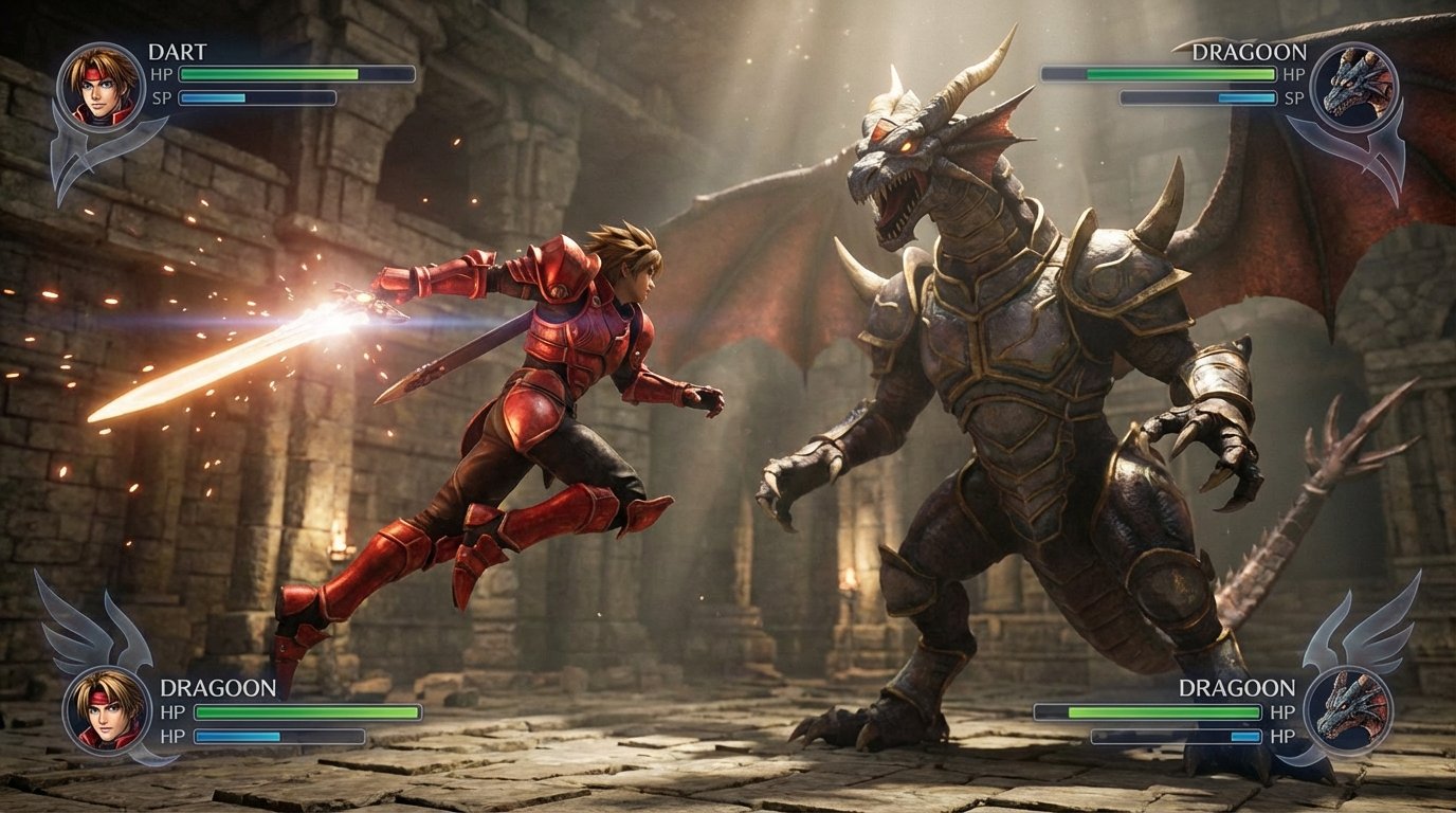 Legend of Dragoon game screenshot