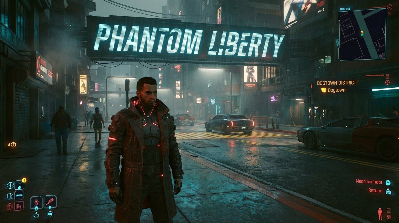 Cyberpunk 2077: Phantom Liberty game screenshot