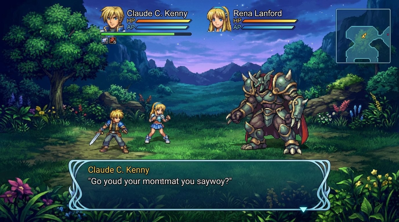 Star Ocean: The Second Story game screenshot