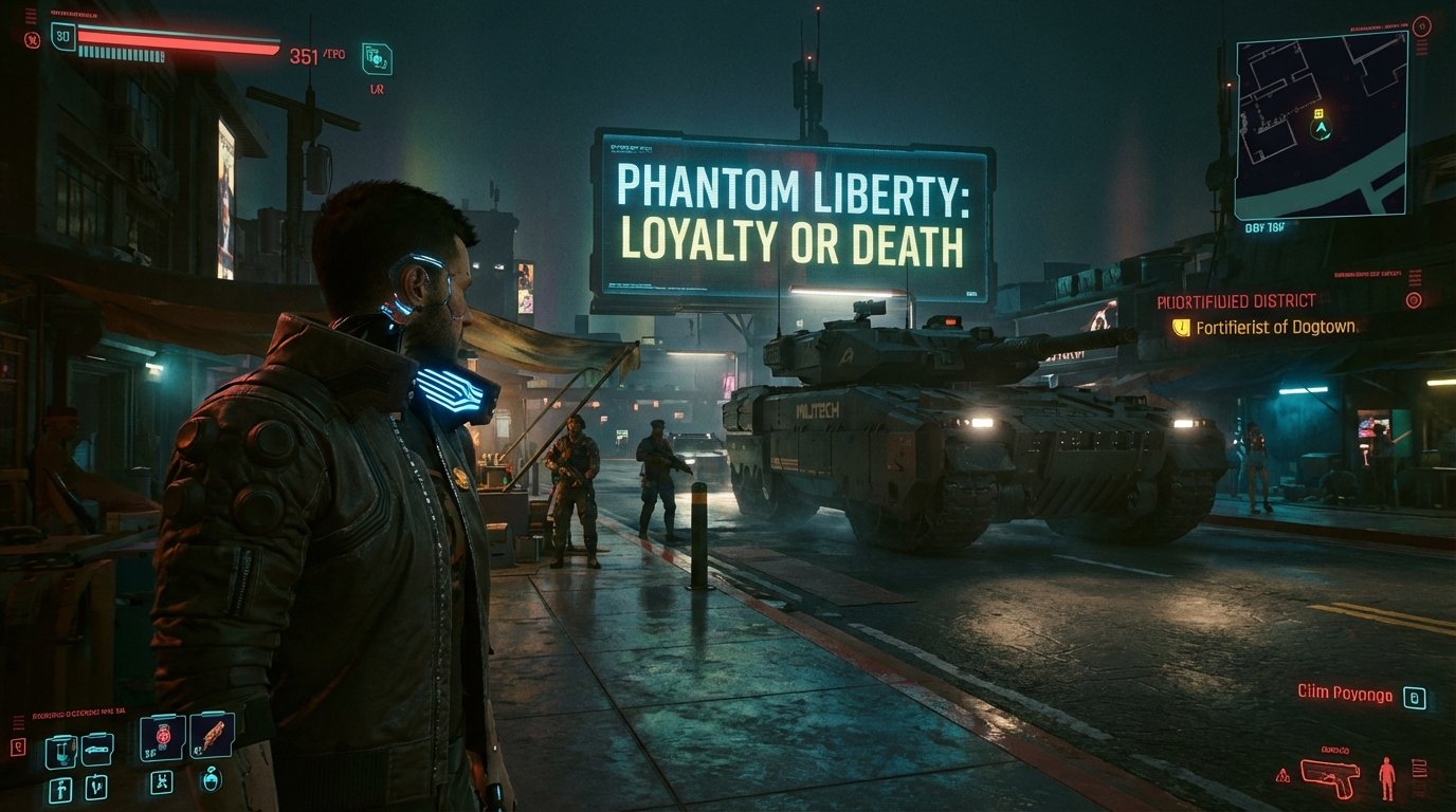 Cyberpunk 2077: Phantom Liberty game screenshot