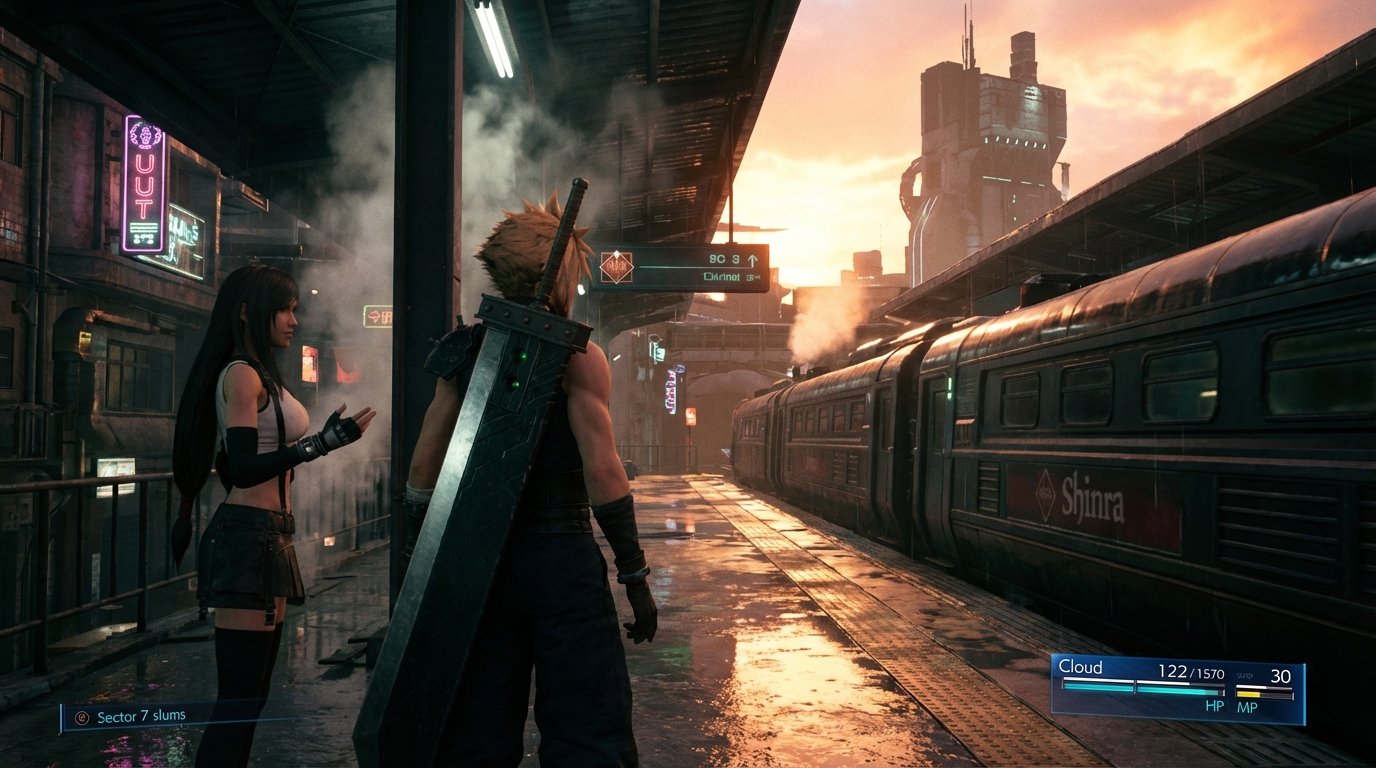 Final Fantasy VII game screenshot
