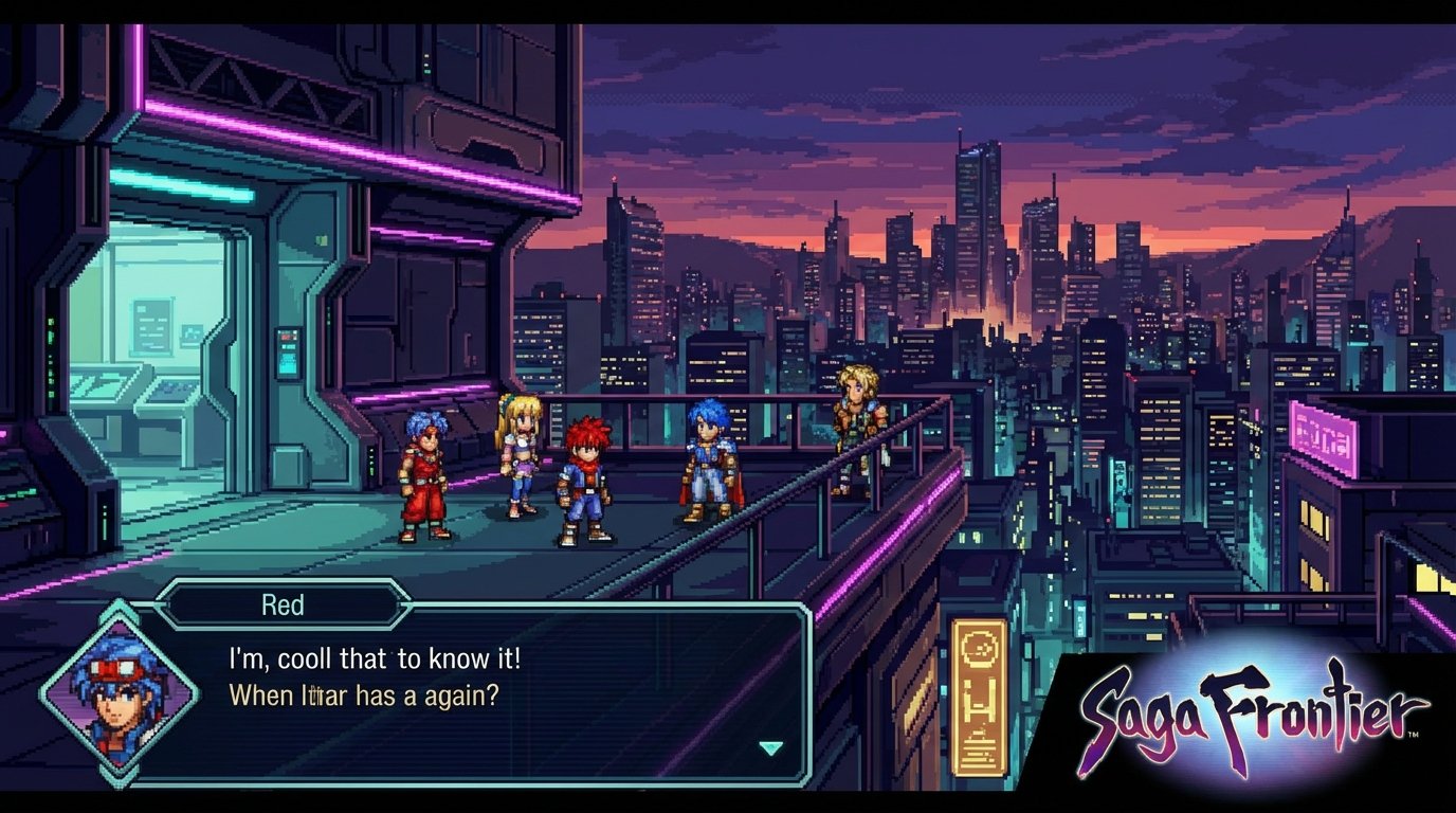 Saga Frontier game screenshot