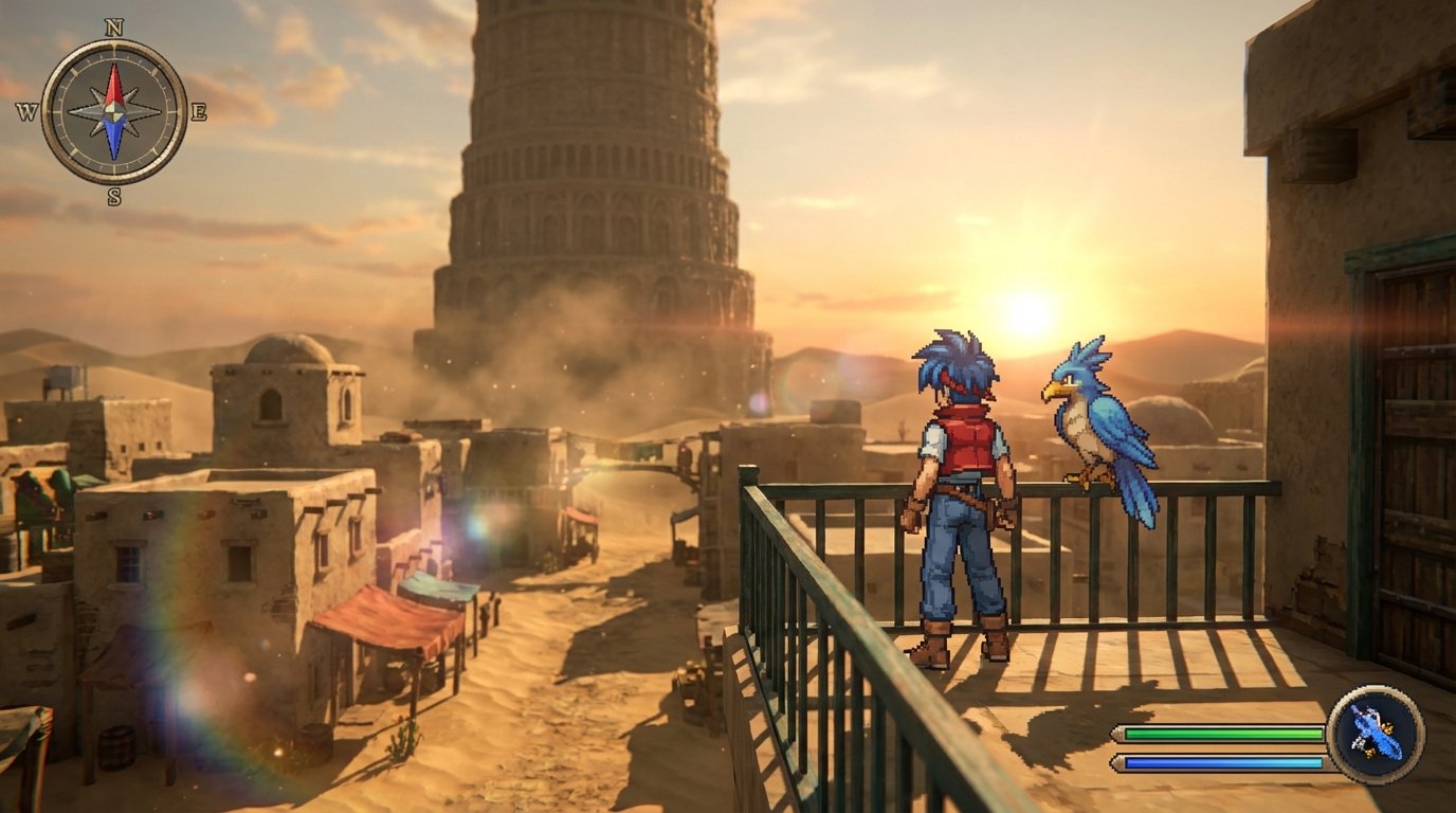 Azure Dreams game screenshot