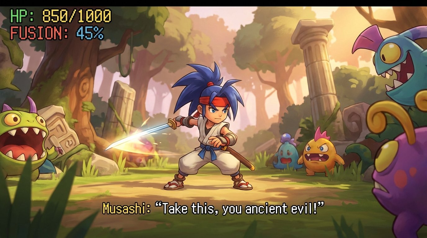 Brave Fencer Musashi game screenshot