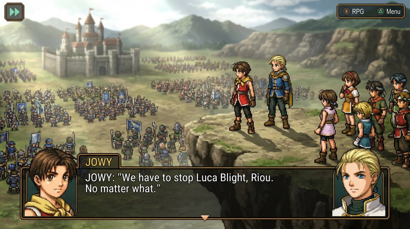 Suikoden II game screenshot