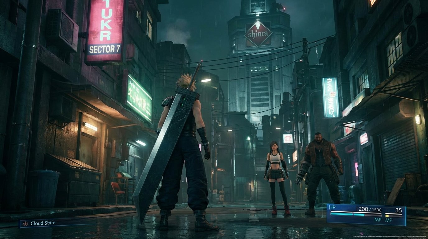 Final Fantasy VII game screenshot