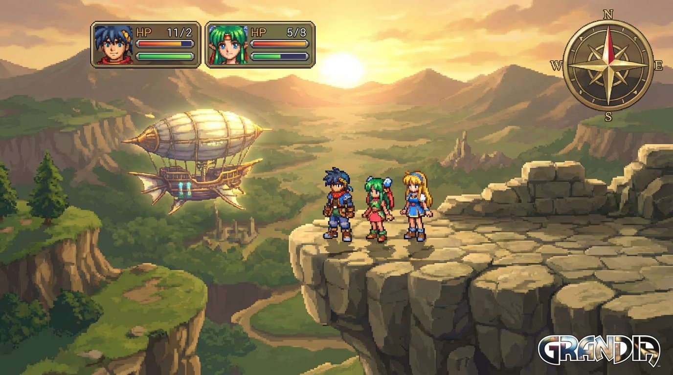 Grandia game screenshot