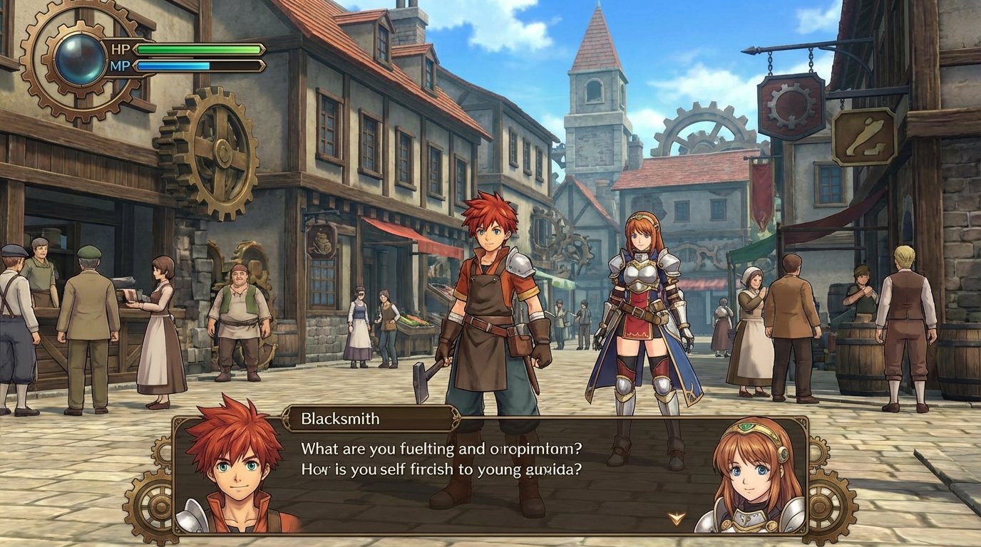 Thousand Arms game screenshot