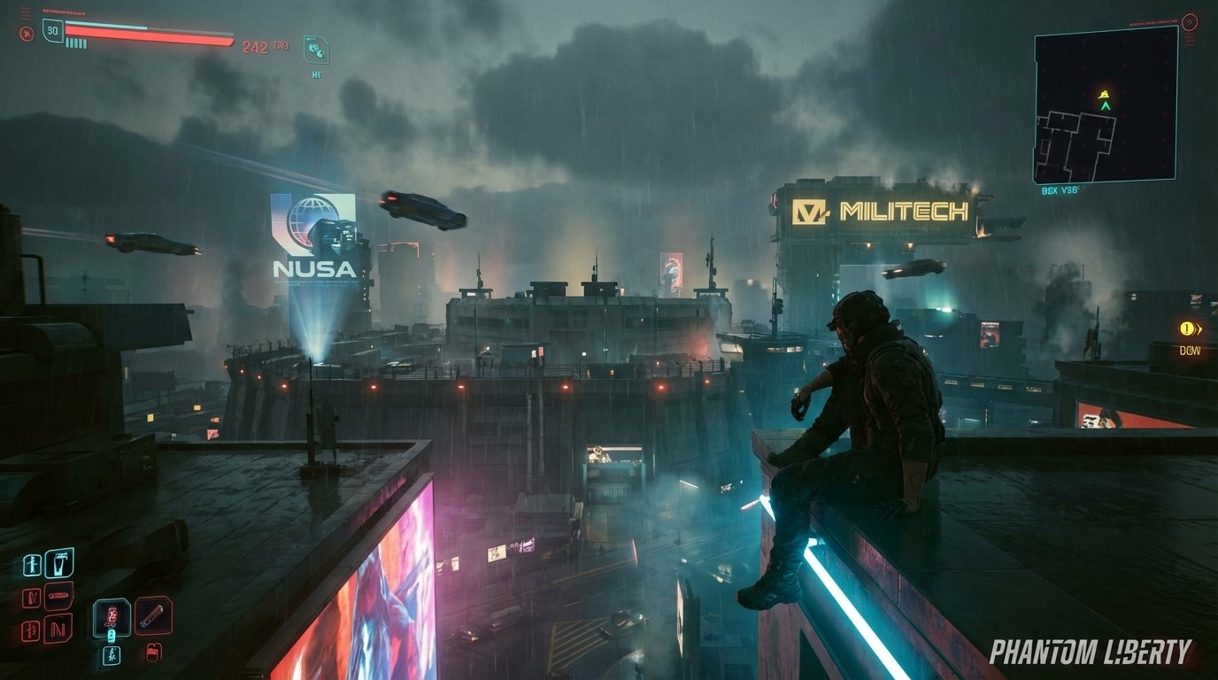 Cyberpunk 2077: Phantom Liberty game screenshot