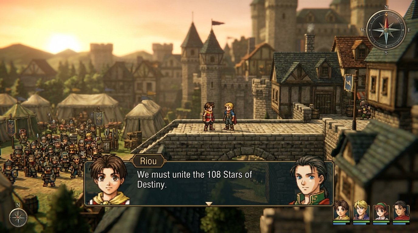 Suikoden II game screenshot