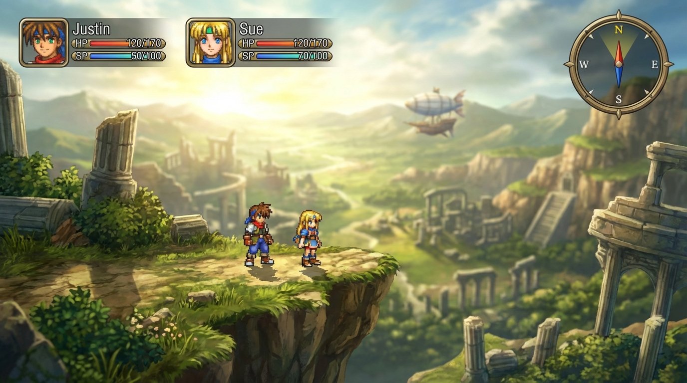 Grandia game screenshot