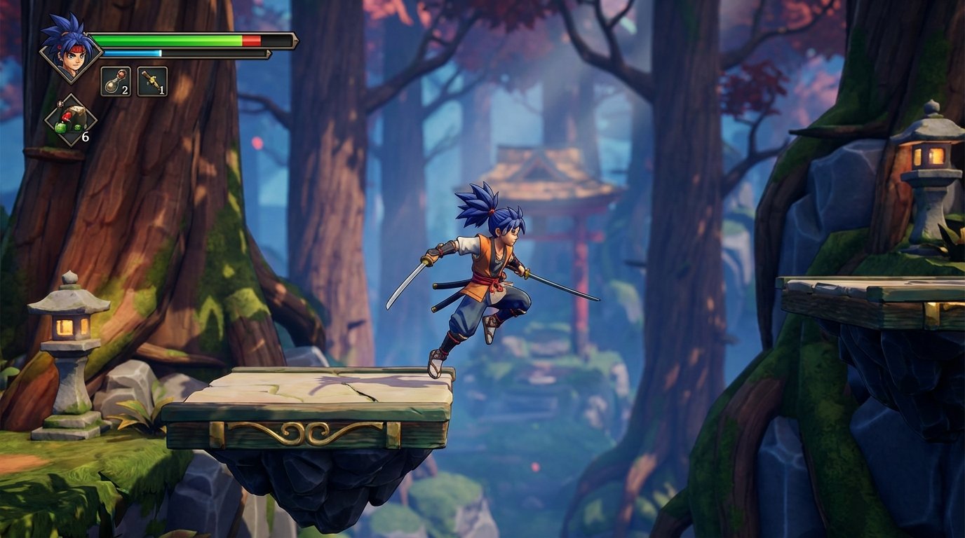 Brave Fencer Musashi game screenshot