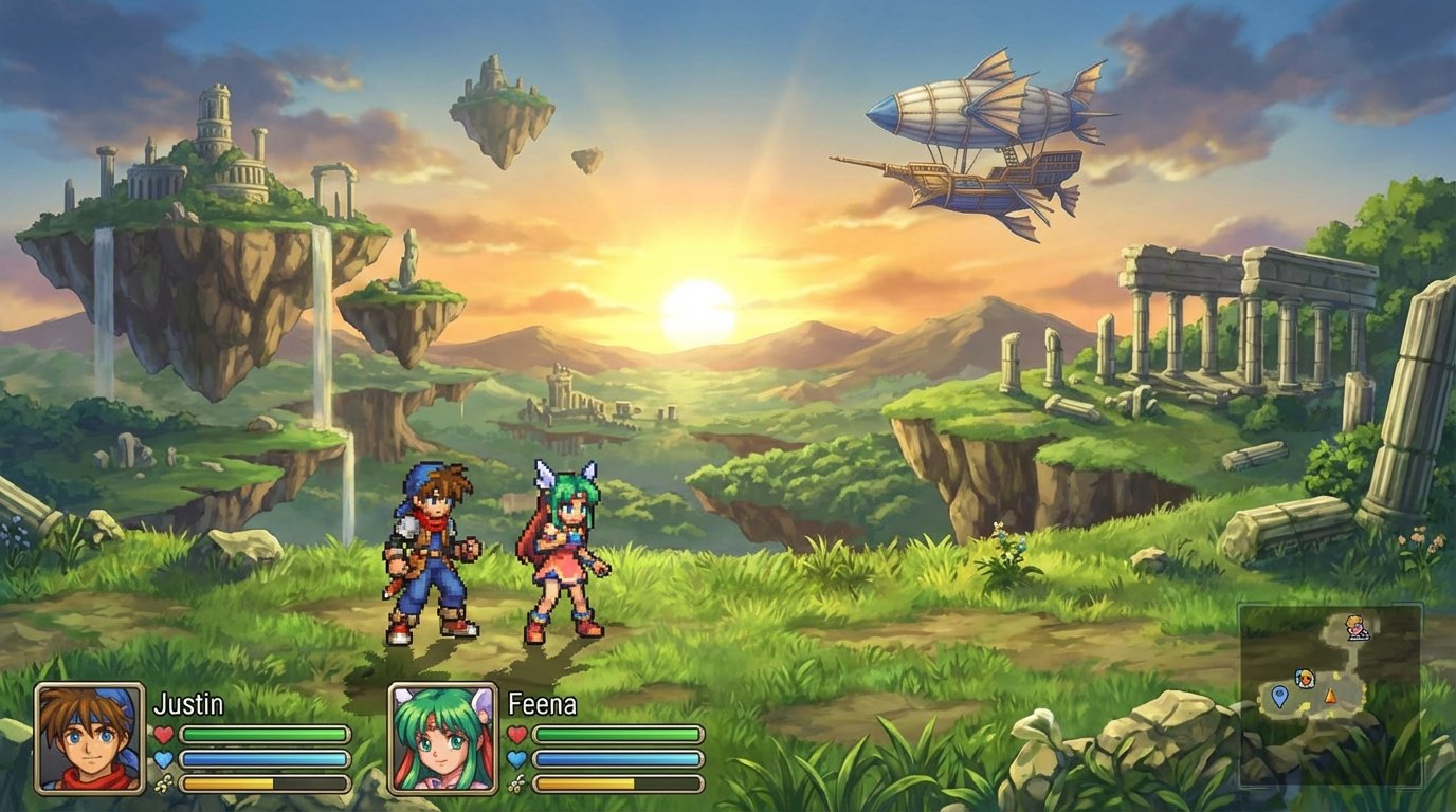 Grandia game screenshot
