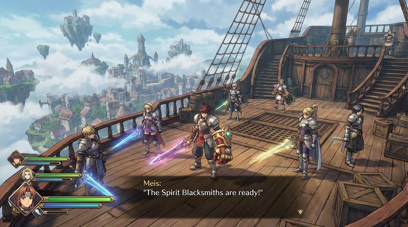 Thousand Arms game screenshot