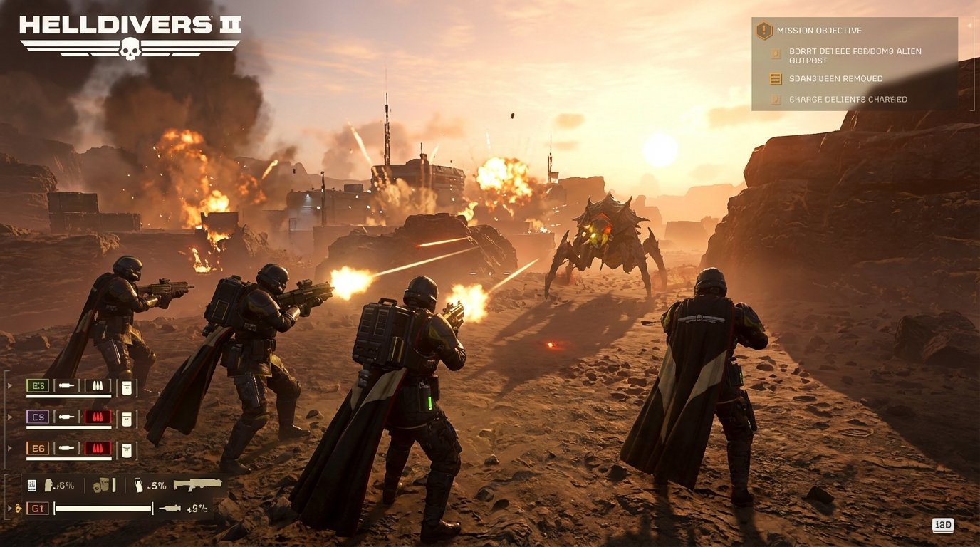 Helldivers II game screenshot