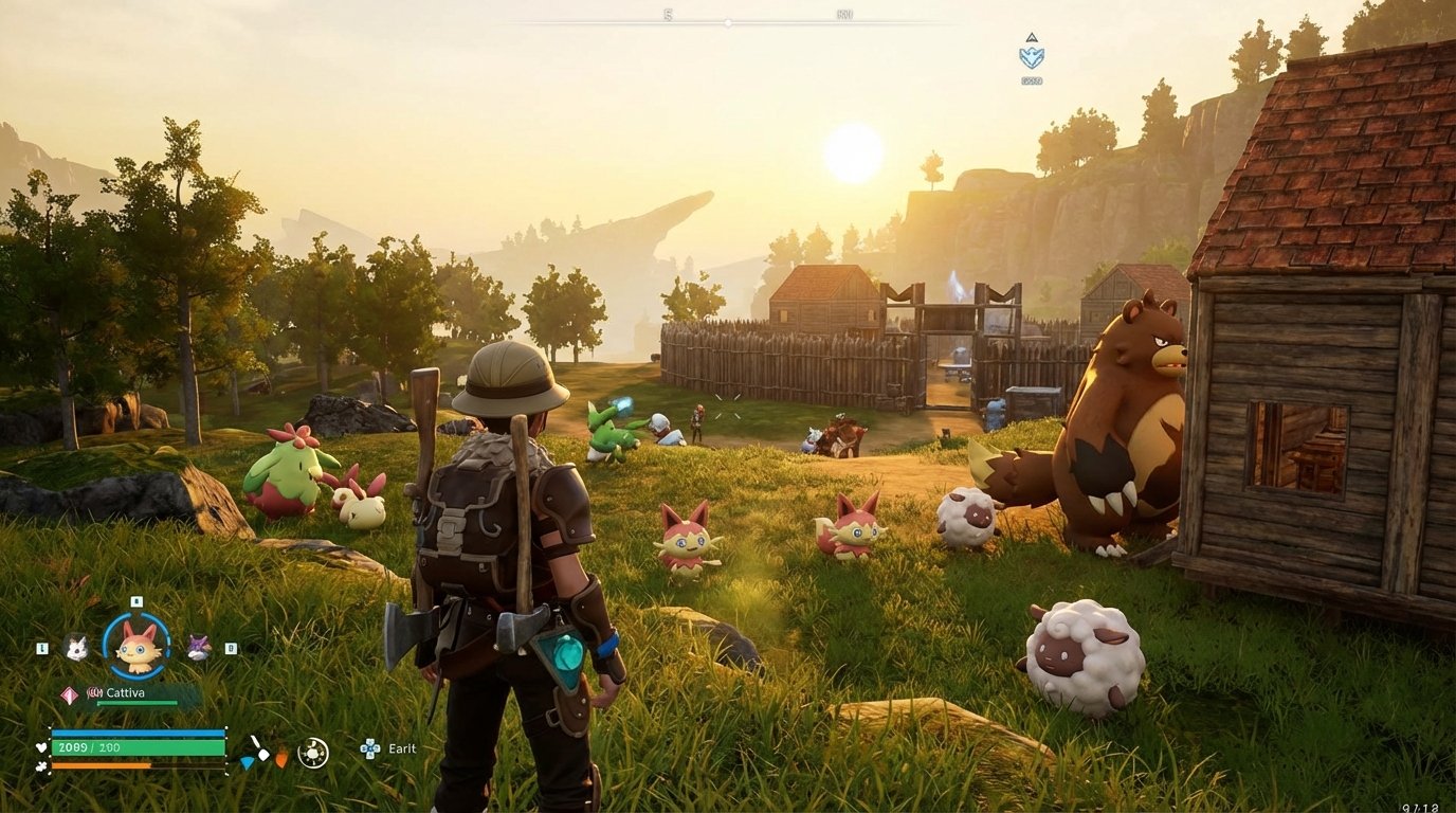 Palworld game screenshot