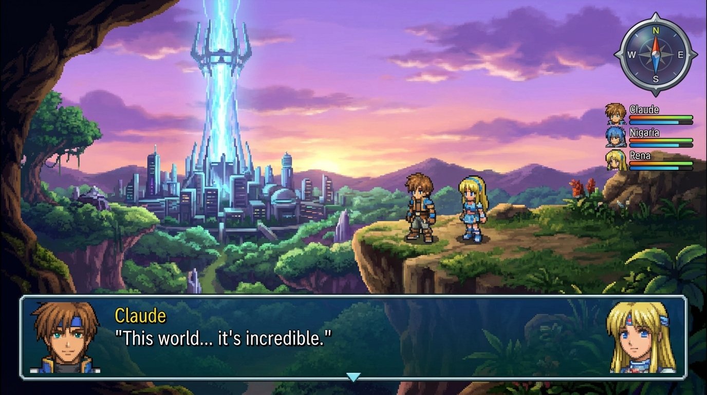 Star Ocean: The Second Story game screenshot