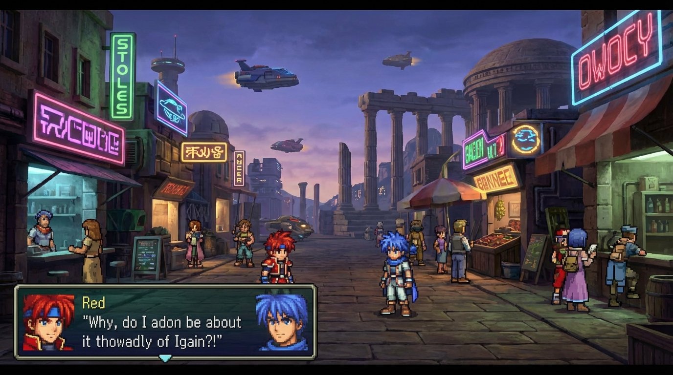 Saga Frontier game screenshot