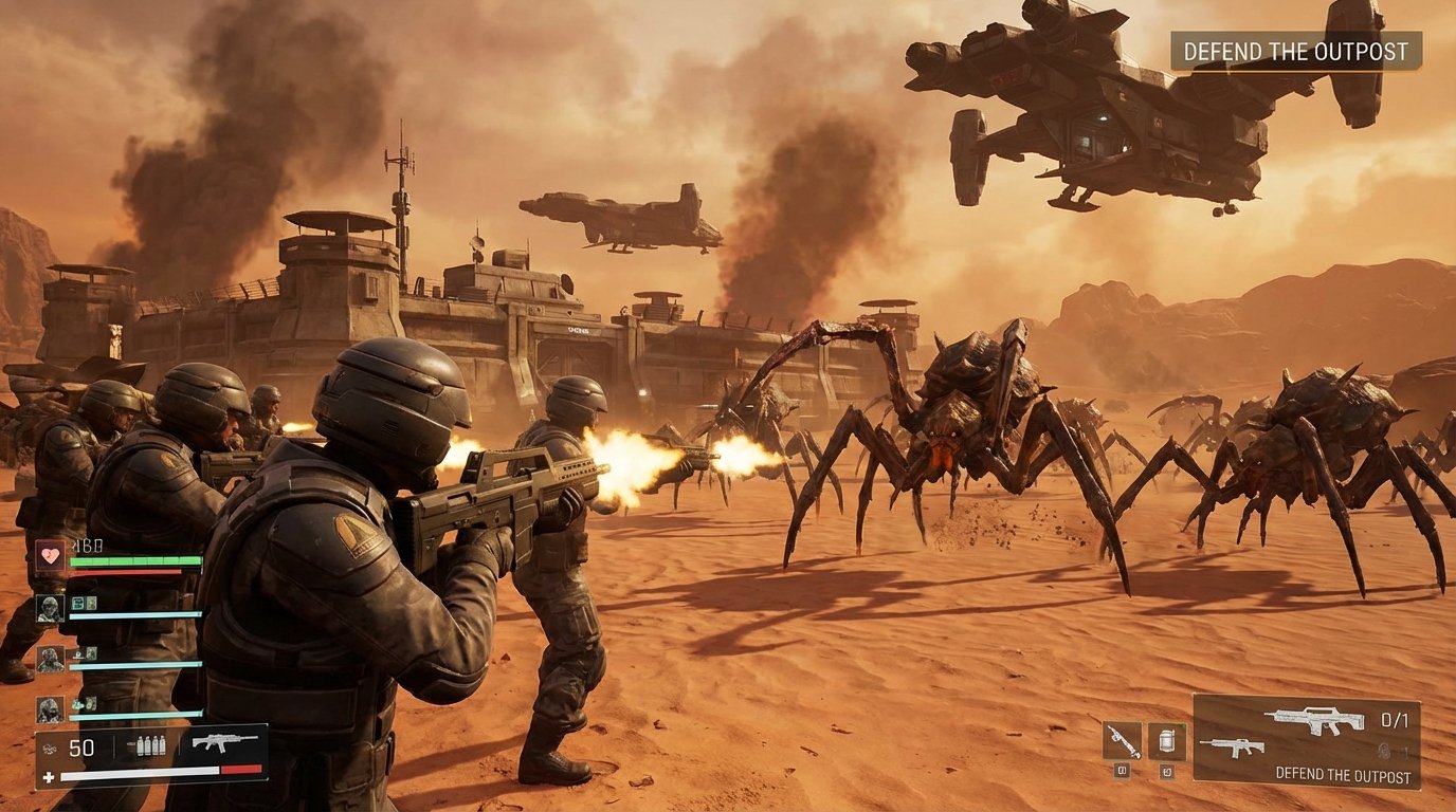 Starship Troopers: Extermination game screenshot
