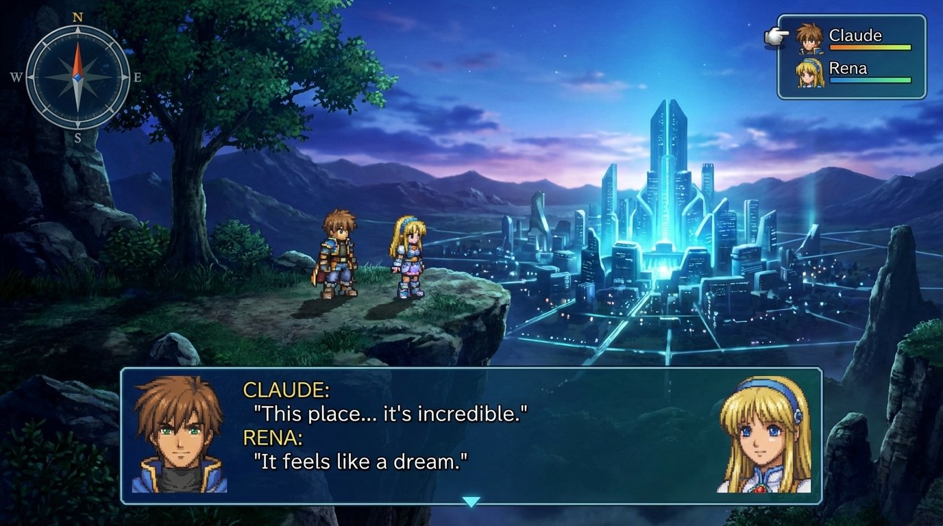 Star Ocean: The Second Story game screenshot