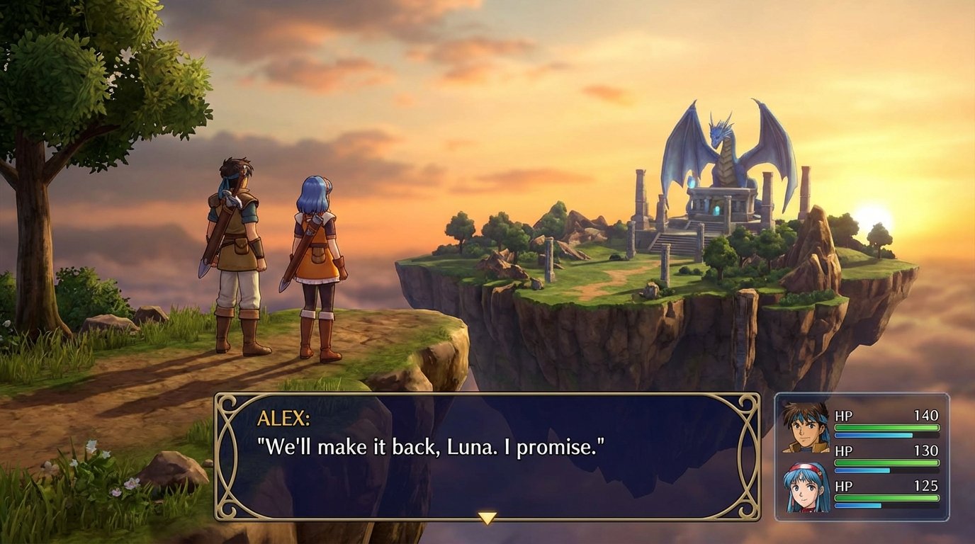 Lunar: Silver Star Story Complete game screenshot