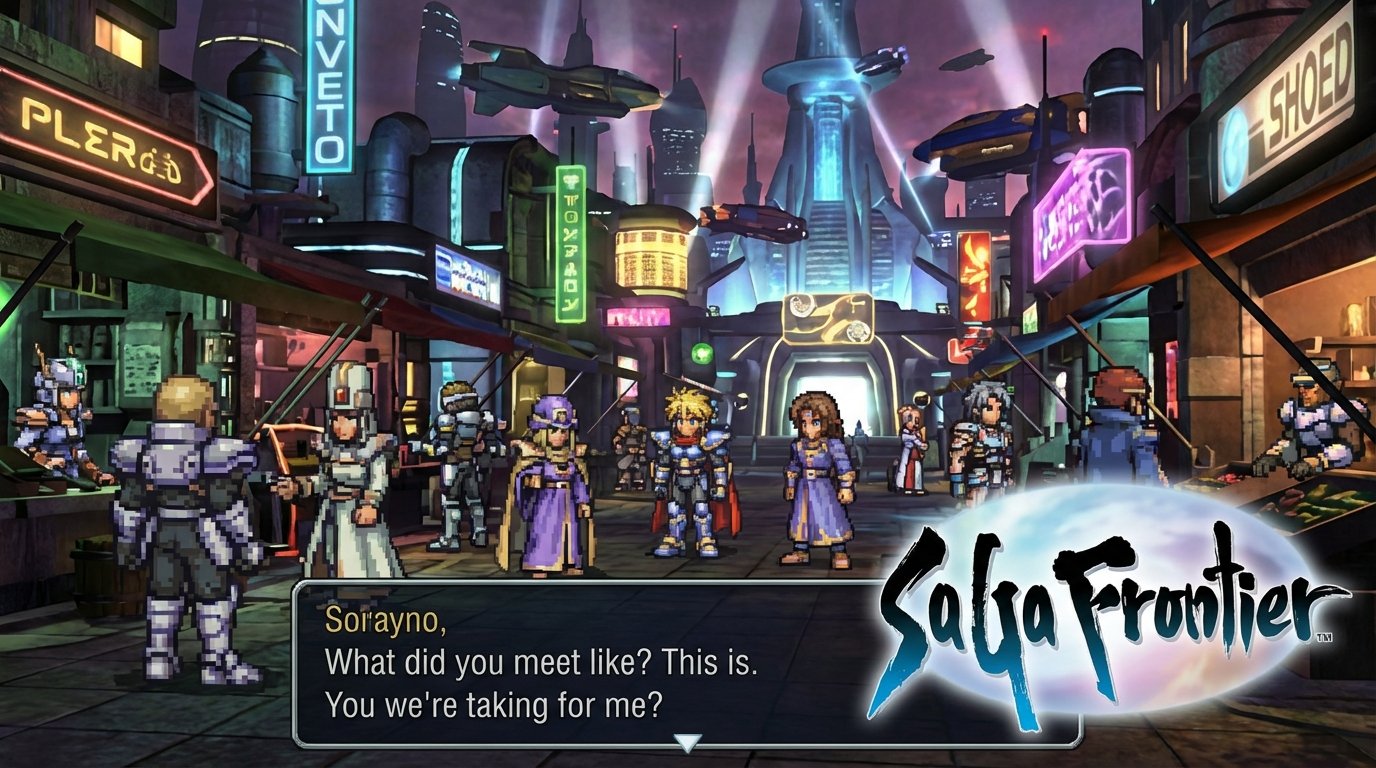 Saga Frontier game screenshot