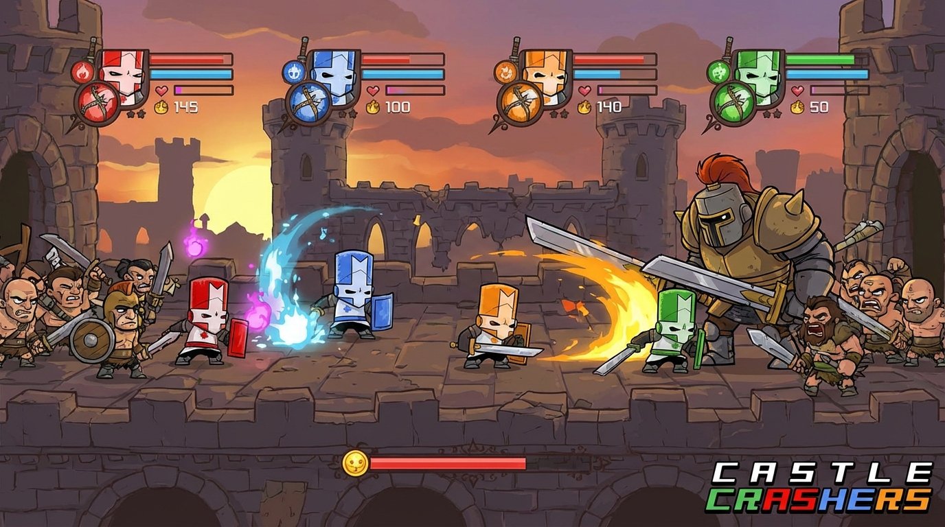 Castle Crashers game screenshot