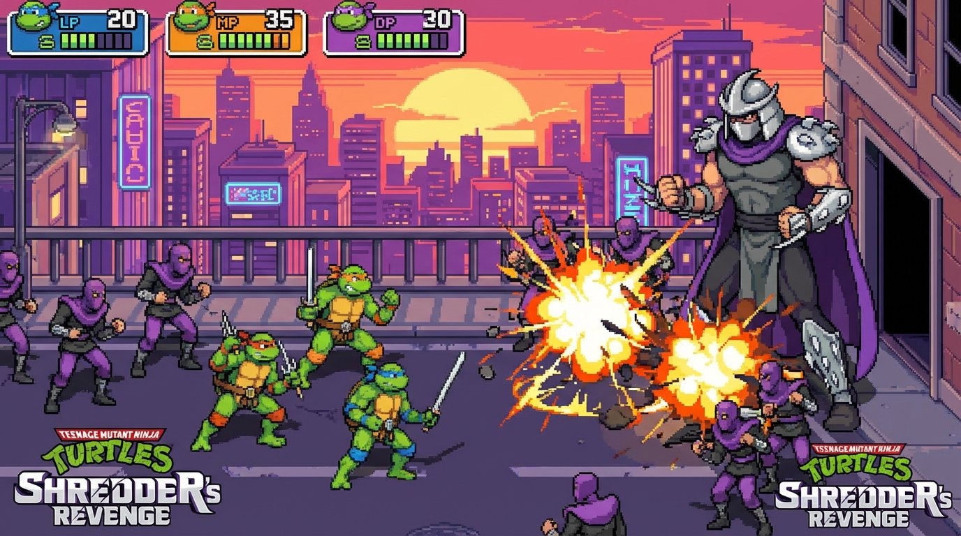 Teenage Mutant Ninja Turtles: Shredder’s Revenge game screenshot