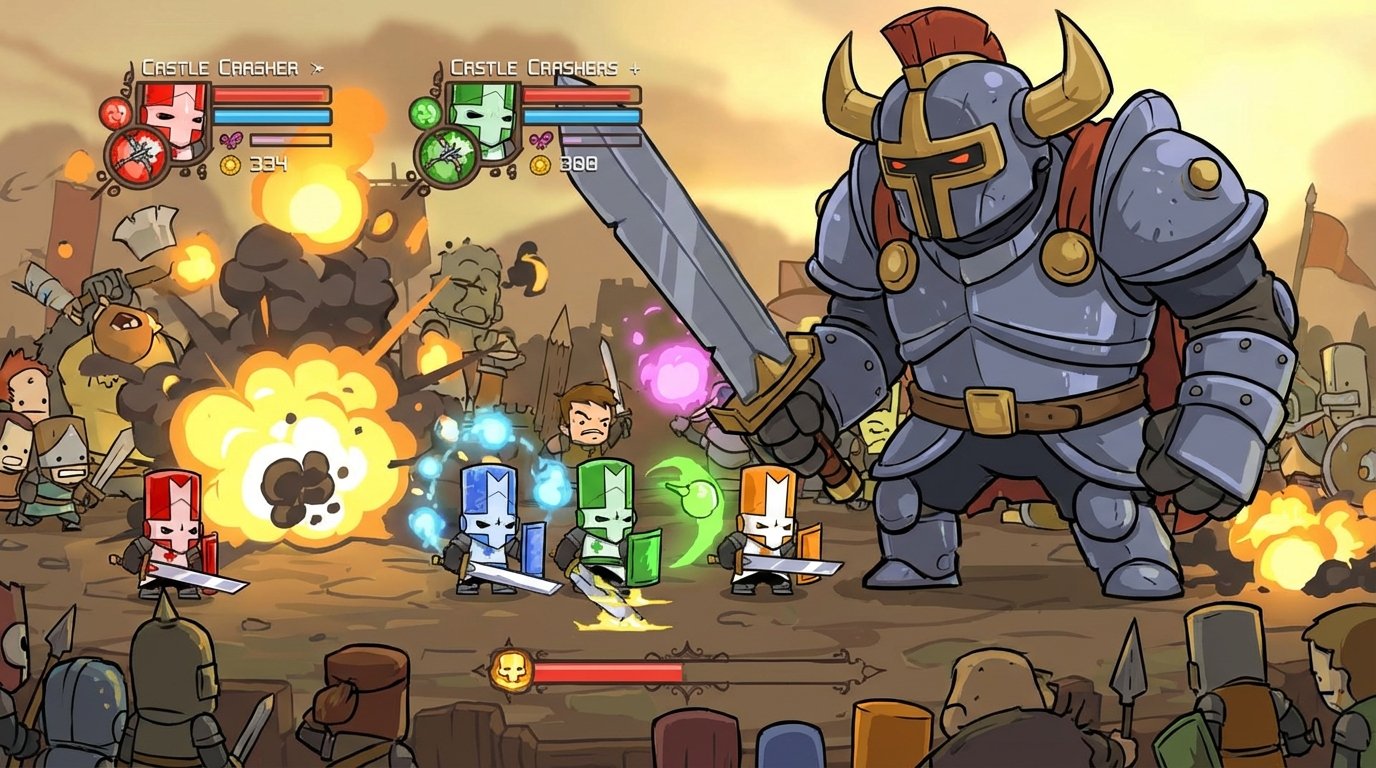 Castle Crashers game screenshot