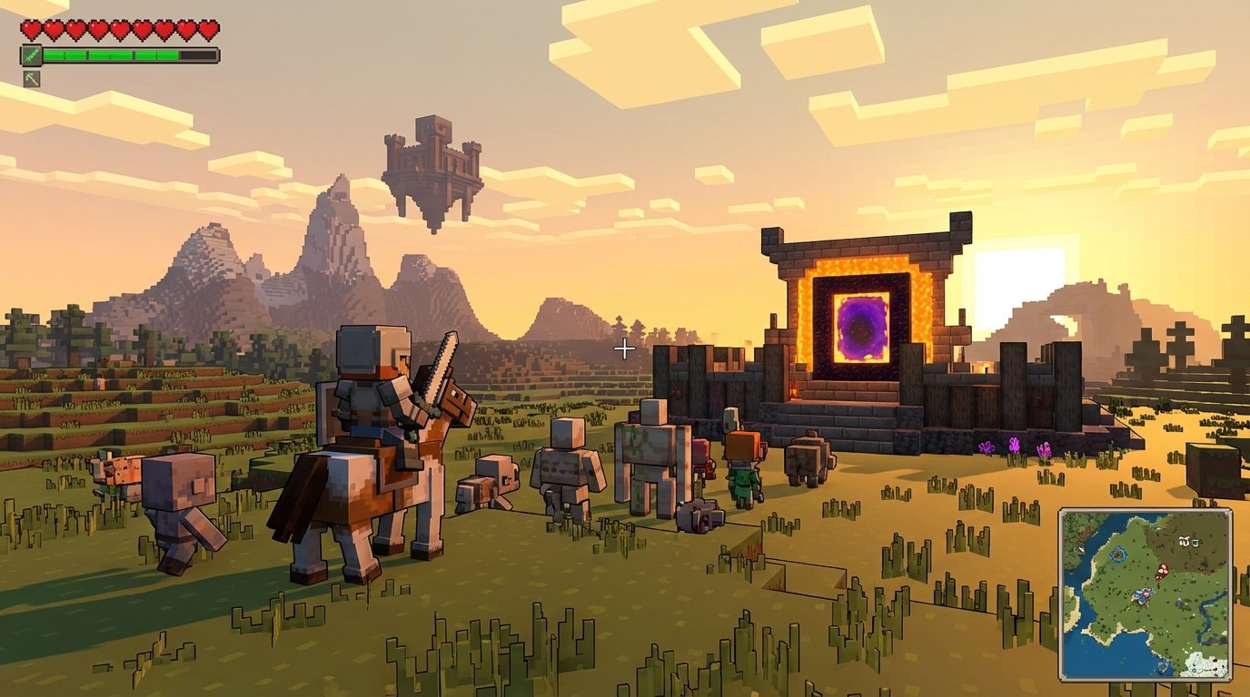 Minecraft Legends game screenshot