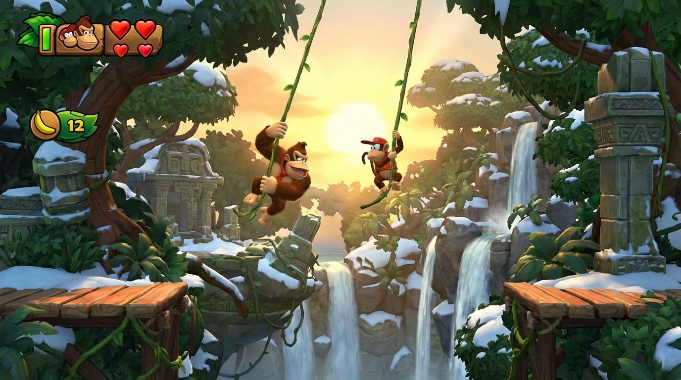 Donkey Kong Country: Tropical Freeze game screenshot