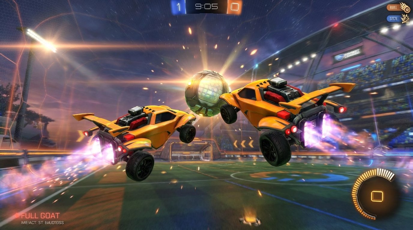 Rocket League game screenshot