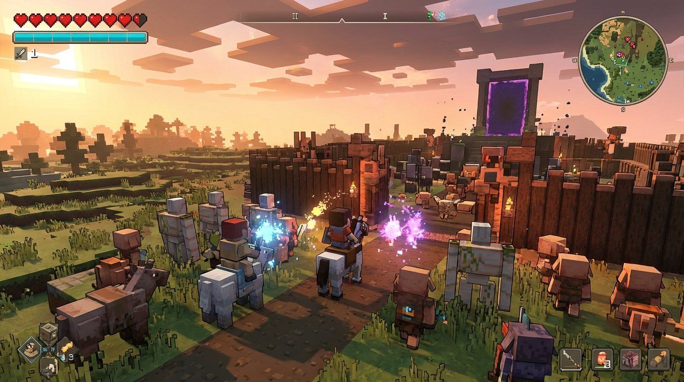 Minecraft Legends game screenshot