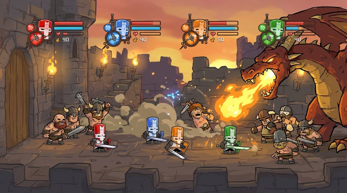 Castle Crashers game screenshot