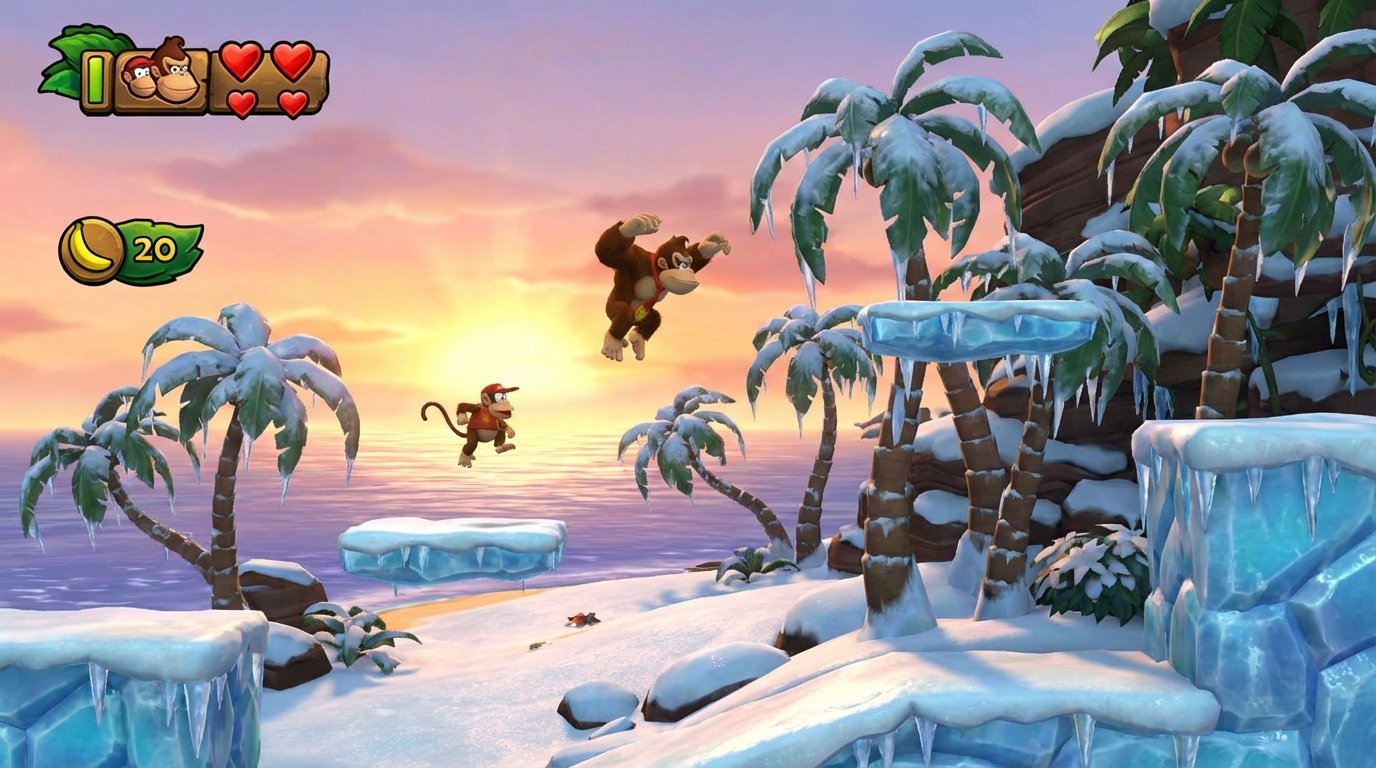 Donkey Kong Country: Tropical Freeze game screenshot