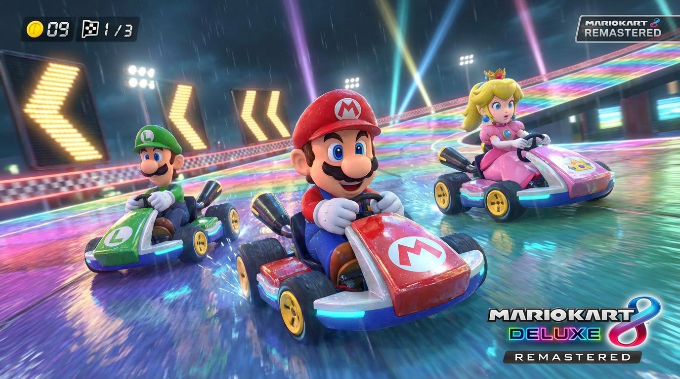 Mario Kart 8 Deluxe Remastered game screenshot