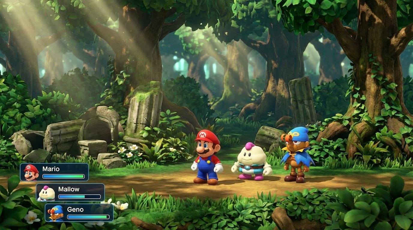 Super Mario RPG Remake game screenshot