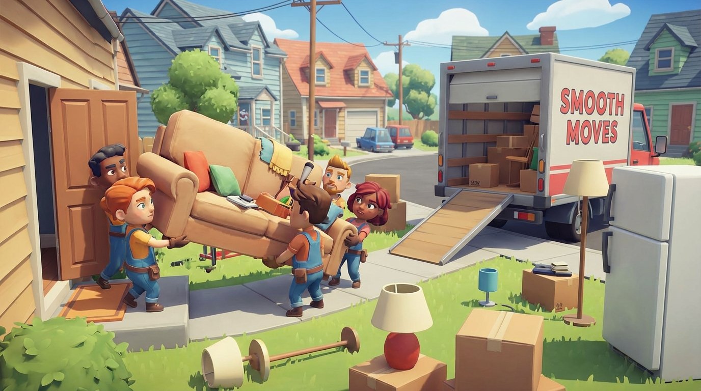 Moving Out game screenshot