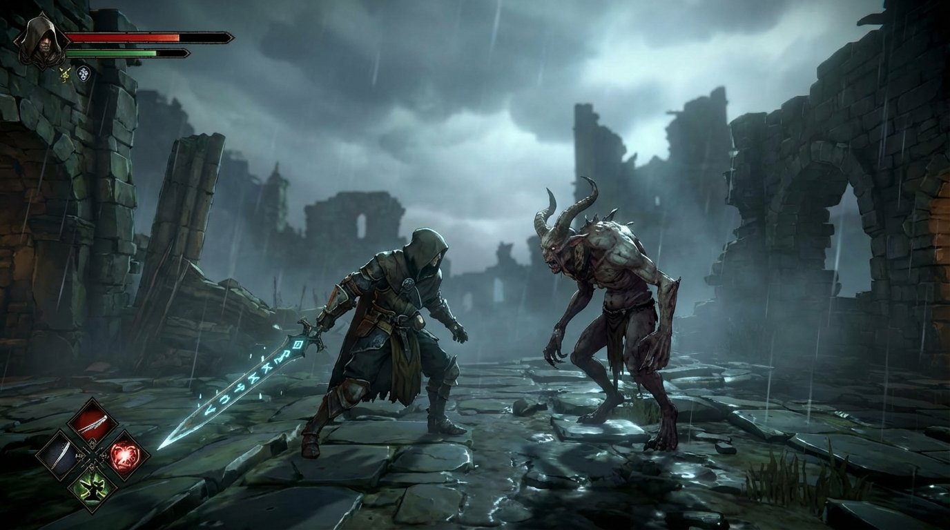 No Rest for the Wicked game screenshot