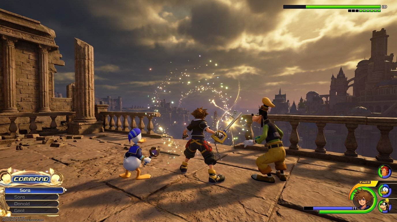 Kingdom Hearts game screenshot